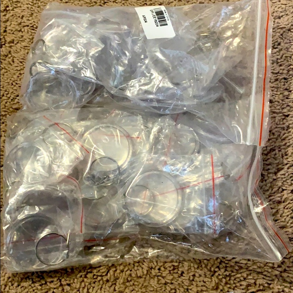 50 blank key chains